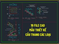 Chia sẻ 19 file cad mẫu thiết kế cầu thang các loại