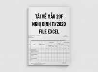 Tải về mẫu 20f nghị định 11/2020 file excel