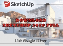Download SKETCHUP 2020 Full (link google drive)– Hướng dẫn cài đặt chi tiết