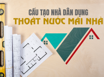 Một số phương pháp thoát nước mái nhà dân dụng