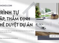 Trình tự lập, thẩm định, quyết định đầu tư dự án