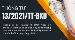 thong-tu-13-2021-tt-bxd-huong-dan-xac-dinh-cac-chi-tieu-kinh-te-ky-thuat-va-do-boc-khoi-luong-cong-trinh