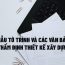 Mẫu tờ trình và các văn bản thẩm định thiết kế xây dựng