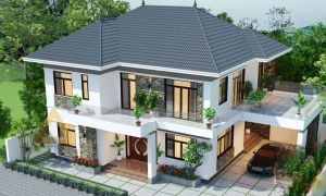 Tổng hợp 3 mẫu biệt thự 2 tầng đơn giản