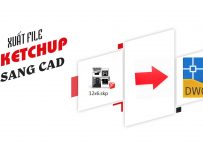 Hướng dẫn Xuất file SketchUp sang Cad, pdf, jpg…